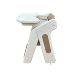Load image into Gallery viewer, Side view of a children's durable plastic high chair on white background
